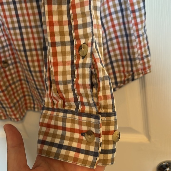 Columbia men’s checkered long sleeve button down shirt size XL - Picture 5 of 8